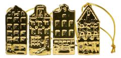 Kersthangers Gouden Huisjes Mini
