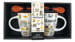 Dutch Icons Coffee Mug Set