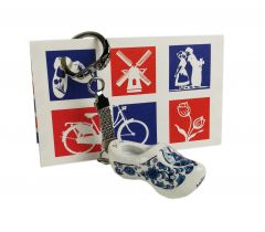 Cadeaukaartje Holland met sleutelhanger