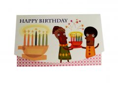 Cadeaukaartje "Happy birthday"