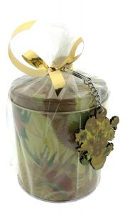 Stroopwafel geschenk "Zonnebloemen"