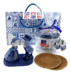 Stroopwafel Geschenk "Kussend Paar"