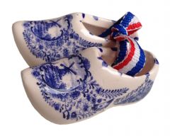 Delfts blauwe keramieke 7cm klompjes