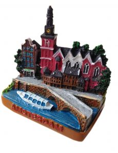 Miniatuur 3D Oudekerksplein Amsterdam