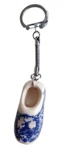 Sleutelhanger 1 DB keramisch klompje