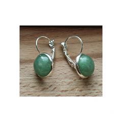 Set 10mm Aventurine leverback earrings