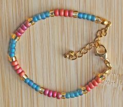Armband kralen in 4 kleuren