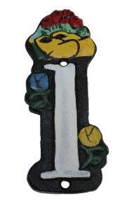 Gietijzeren Huisnummer 1