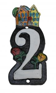 Gietijzeren Huisnummer 2