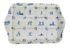 Dienblad oudhollandse tegeltjes, klein