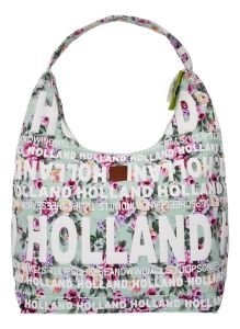 Schoudertas Julia L Holland Bloemen in groen van Robin Ruth