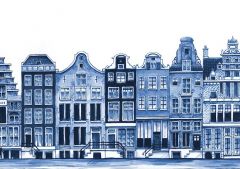 Postkaart Grachtenpanden