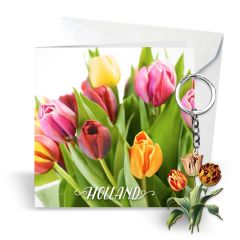 Postkaart "Lente Tulpen"