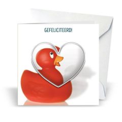 Postkaart "Rubber Ducky"