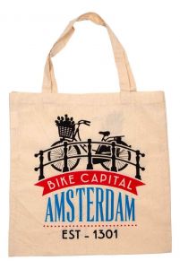 Shopper - Katoen "Bike Capital Amsterdam"