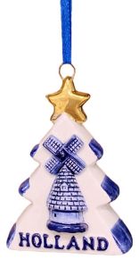 Delfts Blauwe Kerstboom Kersthanger