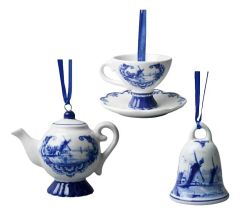 Kerst ornamenten set Windmolen