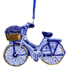 Kersthanger Fiets met Goudkleur