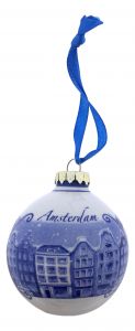Christmas bauble "Amsterdam Canal Houses"
