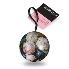 Kerstbal "Stilleven met bloemen" door Jan Davidz. de Heem