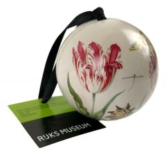 Kerstbal "Tulpen met insekten" door Jacob Marrel