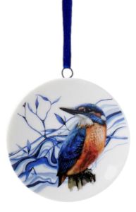 Kerstornament Ijsvogel, 6 cm