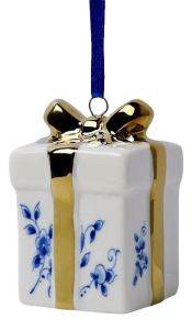 Kerstornament Cadeau Goud