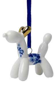Kerstornament ballon dier hond