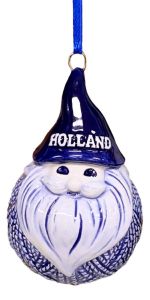 Kerstdruppel Kerstmannetje Rond