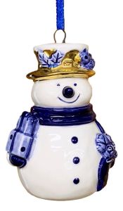 Kerstversiering "Sneeuwman met Cadeaus"