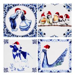 Christmas Coasters - 4 pieces
