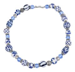 Ketting Delfts blauw Gravin