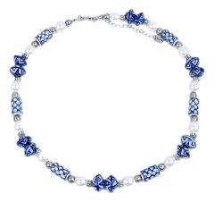 Ketting Delfts blauw 'Jonkvrouw'