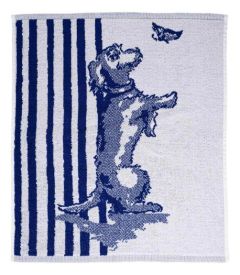 Keukendoek Teckel strepen 50x55cm