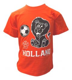 Kinder T-Shirt Holland Leeuw