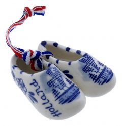 Klompenpaar Delfts Blauwe molen , 5 cm