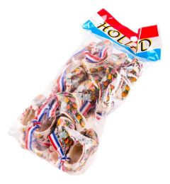 Bag of 10 pairs of ceramic Tulip clogs, 5 cm