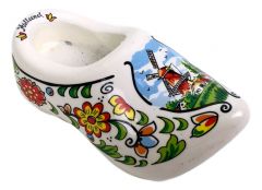 Koelkastmagneet Klomp Wit, 6 cm