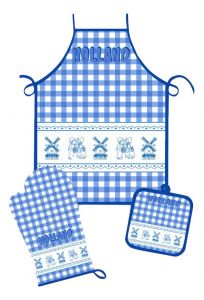 Keukenset Kussend Paar Blauw