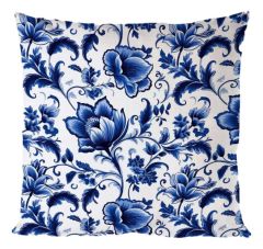 Kussensloop "Delfts Blauwe Bloemen"