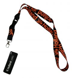 Lanyard/Sleutelkoord Leeuw Holland Orange Zwart
