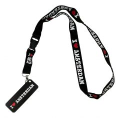 Lanyard/Sleutelkoord I Love Amsterdam