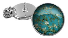 Lapel Pin Glas Van Gogh Amandelbloesem