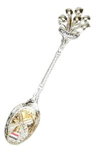 Teaspoon in box, Tulips 