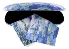 Monet Glasses Case - Water Lilies with Lens Cloth