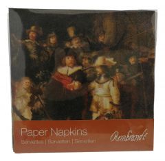 Luxe servetten "Nachtwacht" door Rembrandt van Rijn