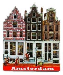 Magneet Amsterdam 3 Huisjes