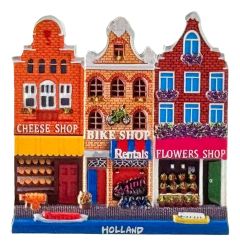 Magnet Cheese Shop/Bicycle Shop & Flower Shop