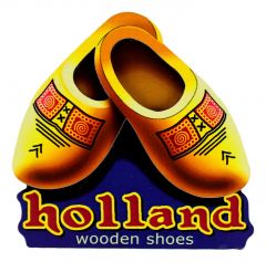 Koelkastmagneet "Wooden Shoes"