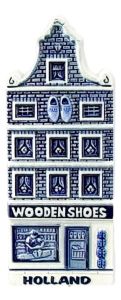 Magnet Clog Shop / Delft Blue Holland